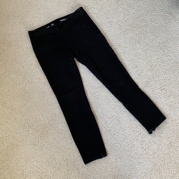 Gap Super Skinny Cropped Black Khakis - Picture 2 of 9